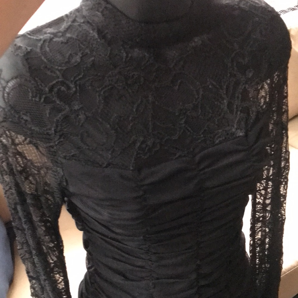Body Central Long Sleeved Laced Blouse